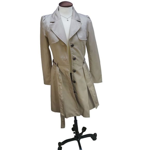 H & M Trench Coat size 34 - Picture 3 of 10